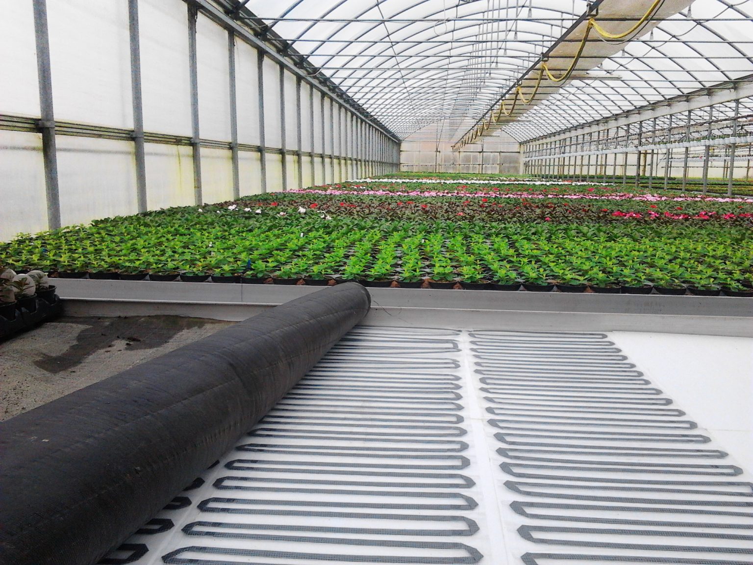 Greenhouse Floor Mats and Heating Systems Warmset